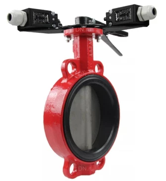Затвор дисковый поворотный ABRA Ду65 Ру10/16 BUV-VF866D, межфланцевый, корпус - чугун, диск - нержавеющая сталь, рукоятка, EPDM в Москве