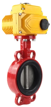 Затвор дисковый поворотный ABRA Ду100 Ру10/16 BUV-VF866D, межфланцевый, корпус - чугун, диск - нержавеющая сталь, с электроприводом, EPDM в Москве