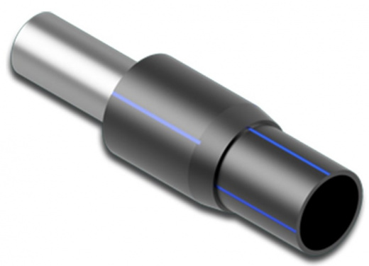 Неразъемное соединение (Переход) полиэтилен сталь НСПС Полипластик вода SDR11 710 х 720 в Москве